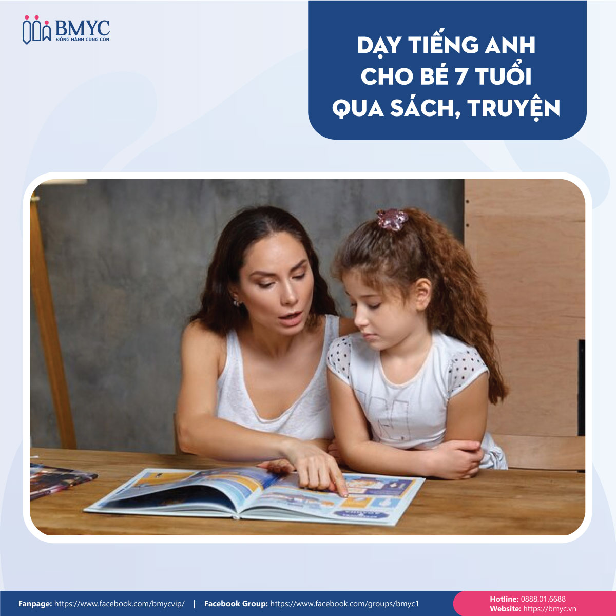 Dạy tiếng Anh cho bé 7 tuổi qua sách, truyện