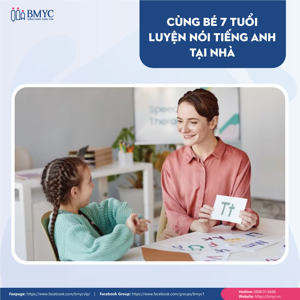 Cùng bé 7 tuổi luyện nói tiếng Anh tại nhà