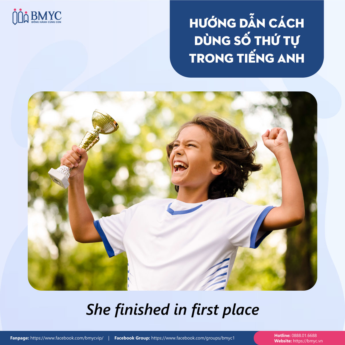 Cách dùng số thứ tự trong tiếng Anh