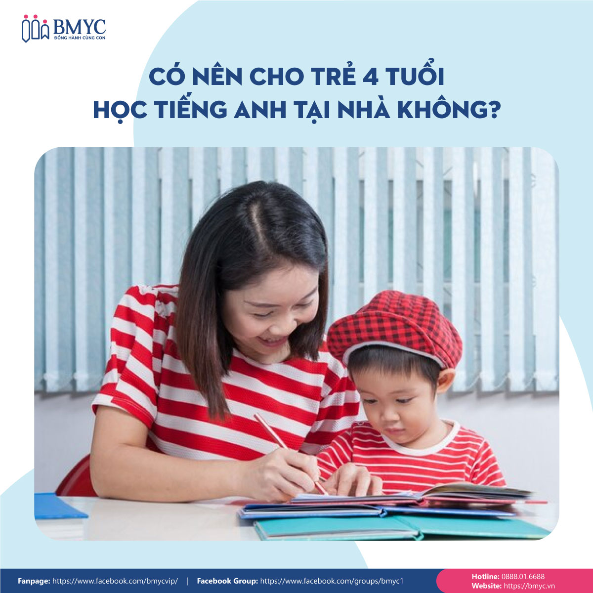 Có nên cho trẻ 4 tuổi học tiếng Anh tại nhà không?