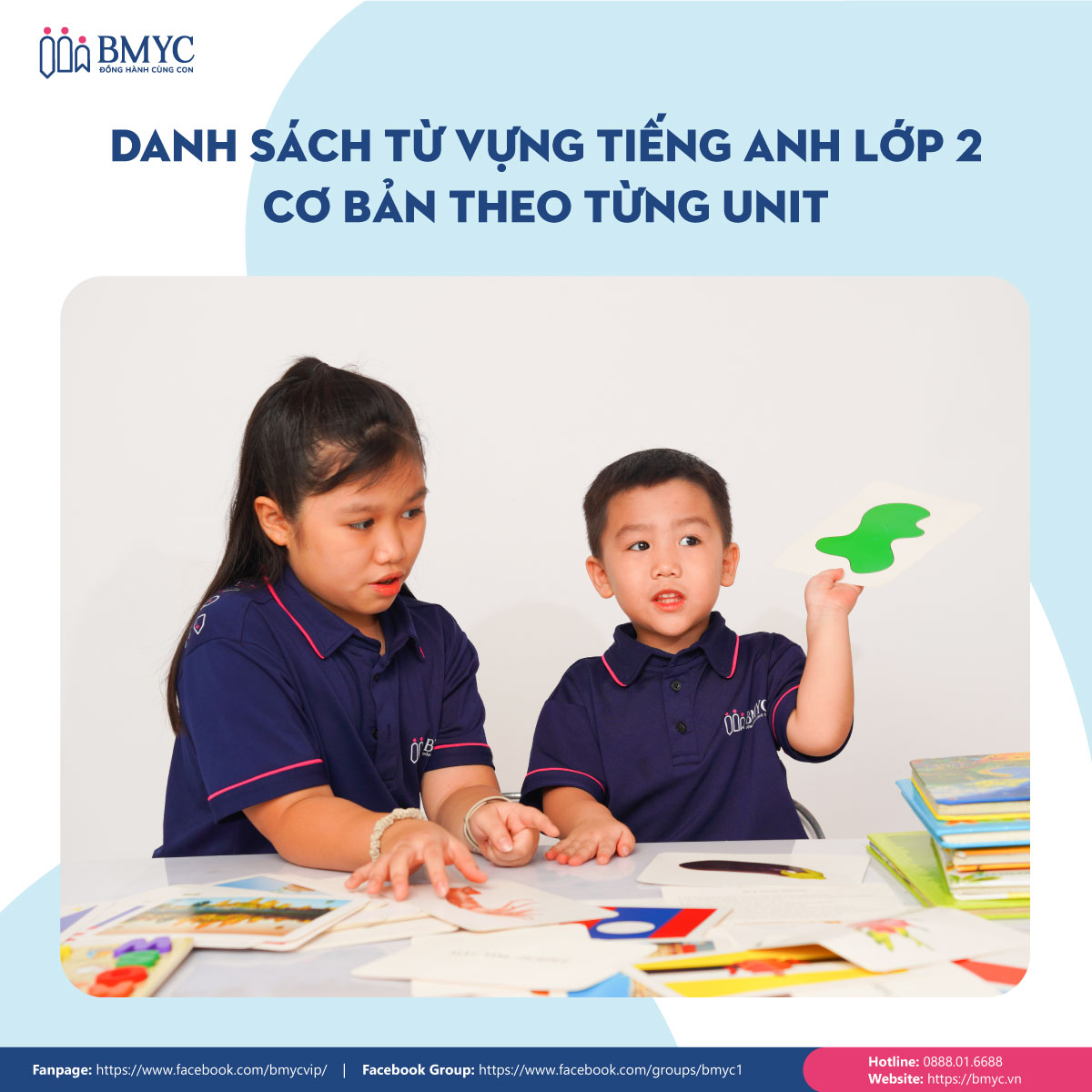 Bé học từ vựng tiếng Anh lớp 2 cơ bản theo từng Unit