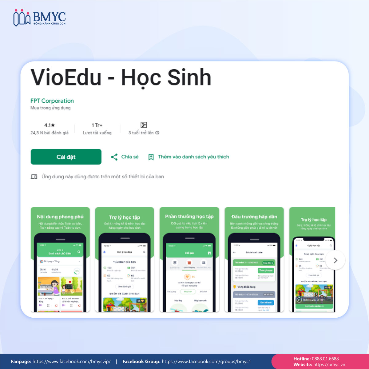 Phần mềm toán học lớp 2 miễn phí VioEdu