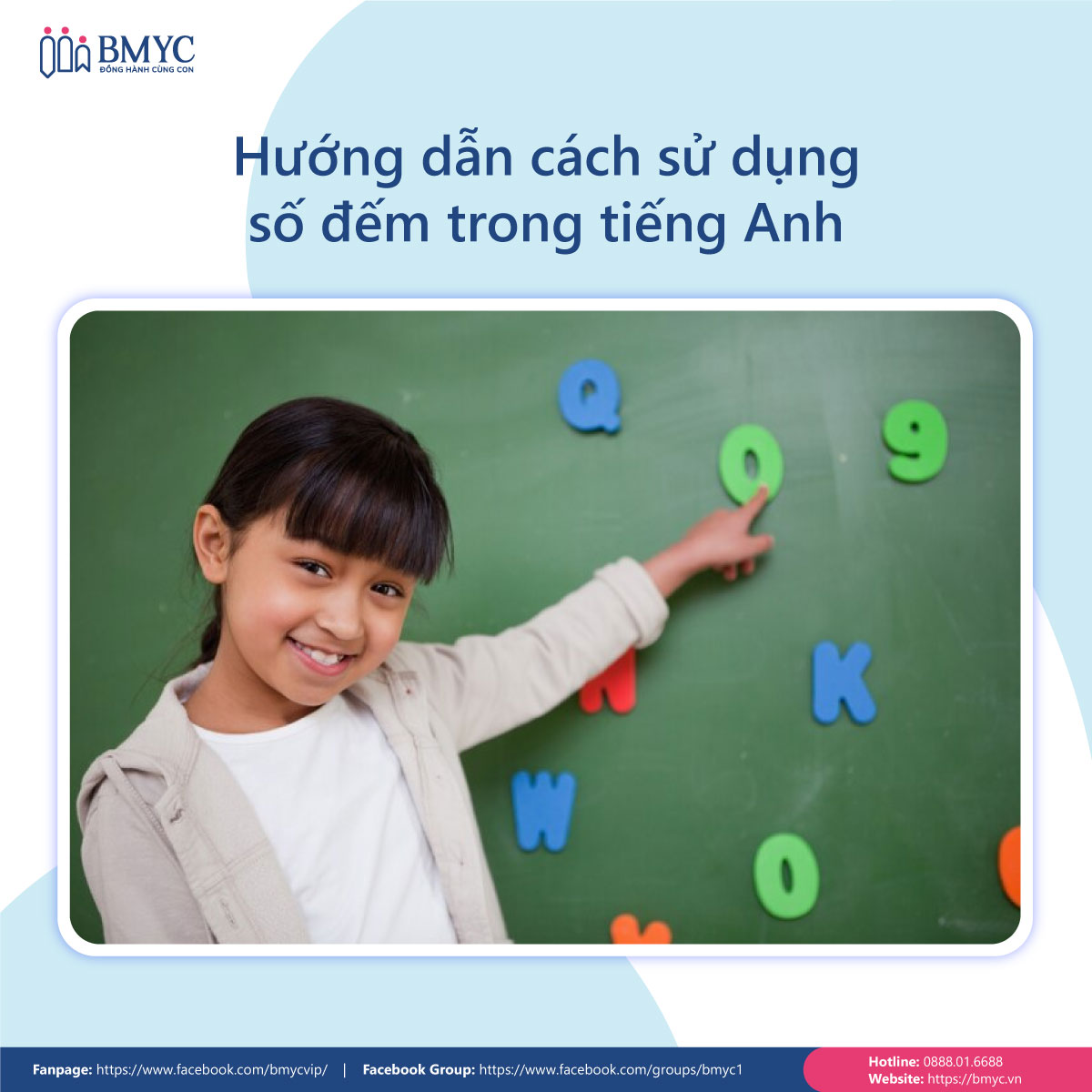 Hướng dẫn cách sử dụng từ vựng số đếm trong Tiếng Anh