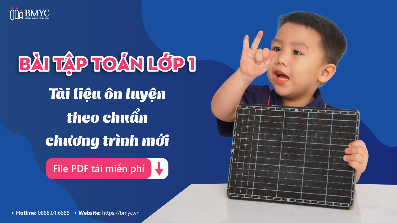 Bài tập toán lớp 1 Bài tập toán lớp 1 ôn luyện theo chương trình mới