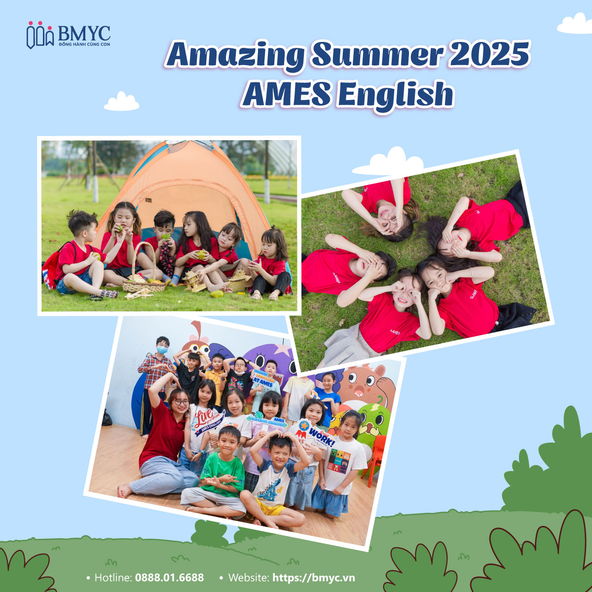 Trại hè Amazing Summer 2025 – AMES English Trại hè Amazing Summer 2025 – AMES English