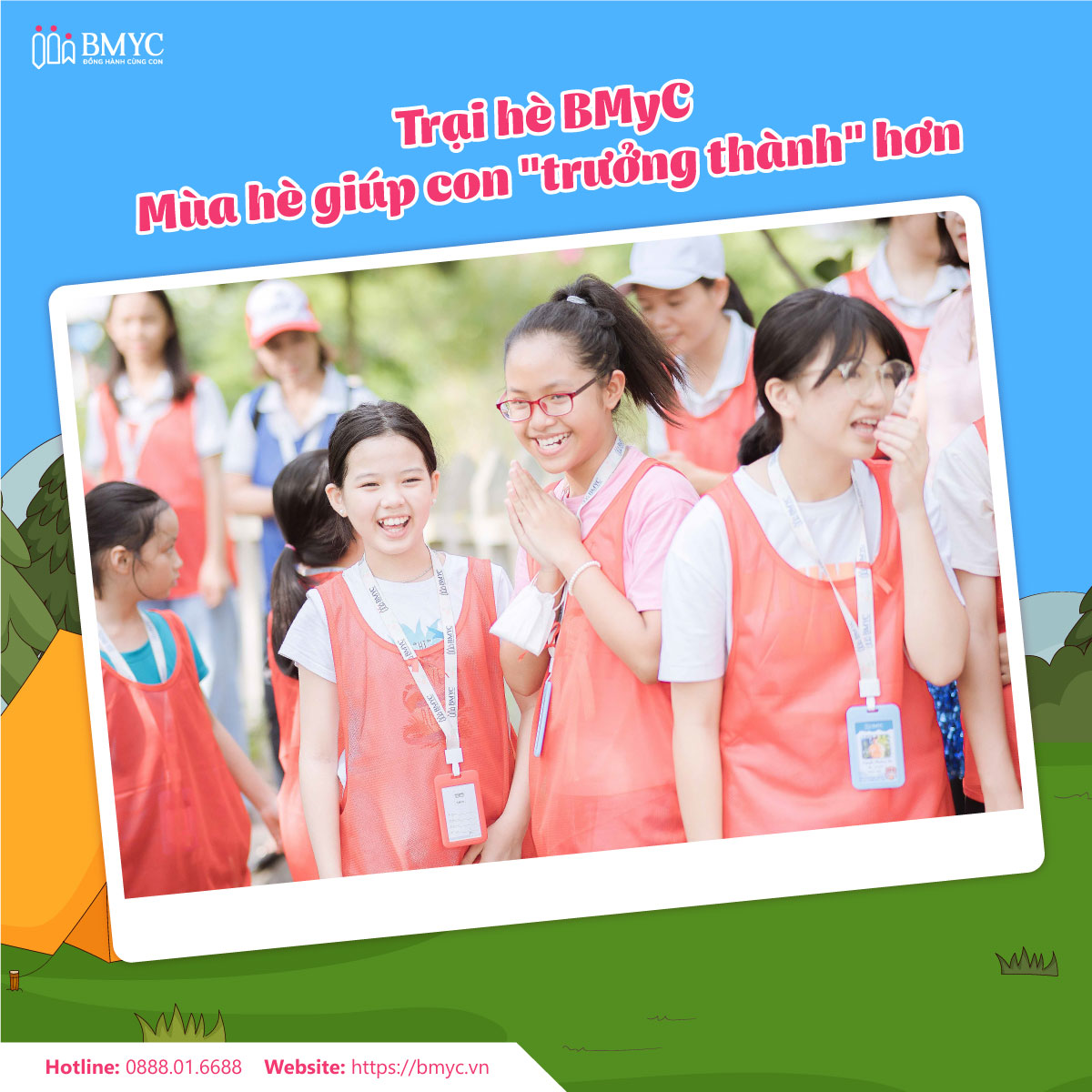 Vì sao con cần một mùa hè ý nghĩa? Trại hè BMyC giúp con trưởng thành hơn Vì sao con cần một mùa hè ý nghĩa? Trại hè BMyC giúp con trưởng thành hơn