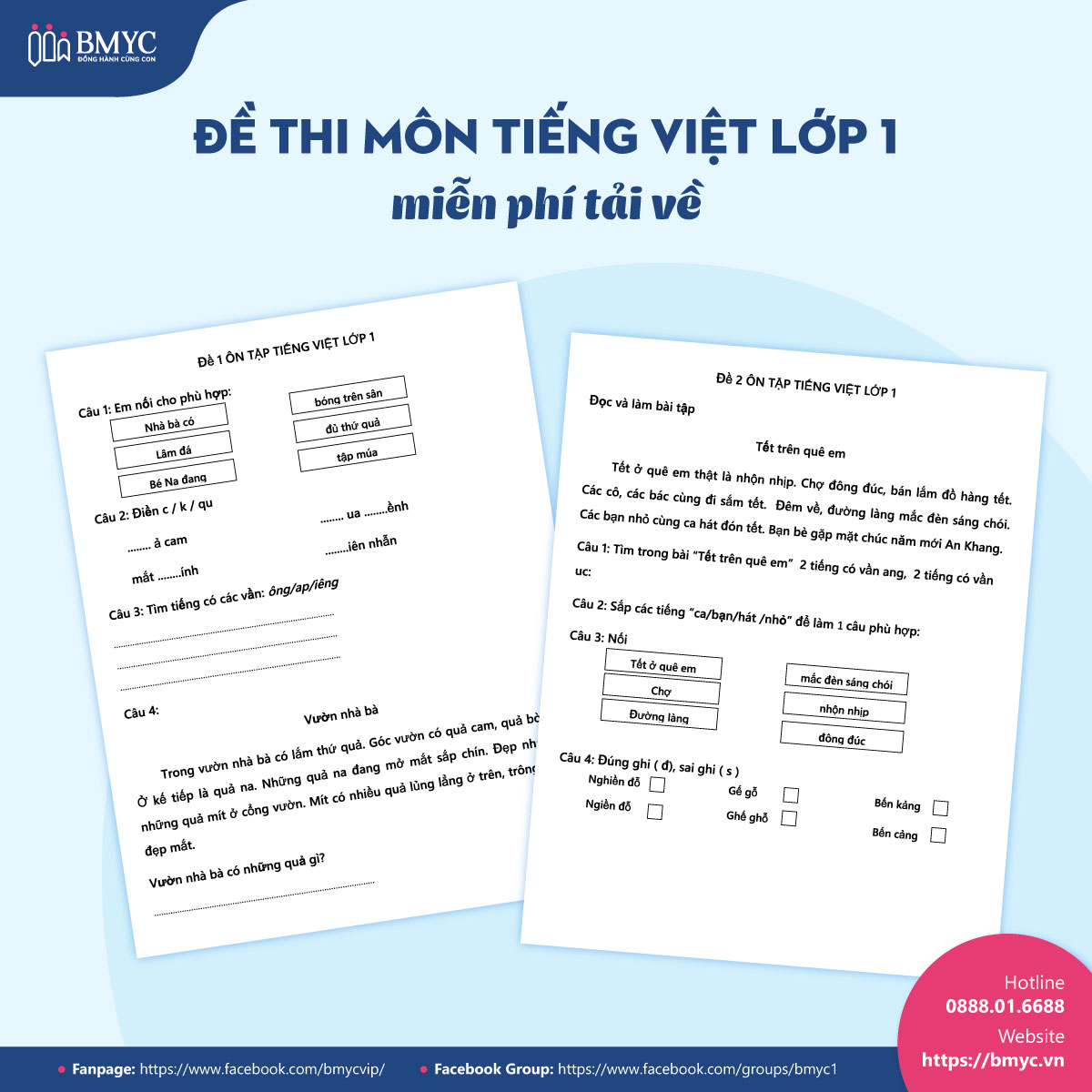 De-thi-lop-1-mien-phi-tai-ve....2 Đề thi môn Tiếng Việt lớp 1 miễn phí tải về