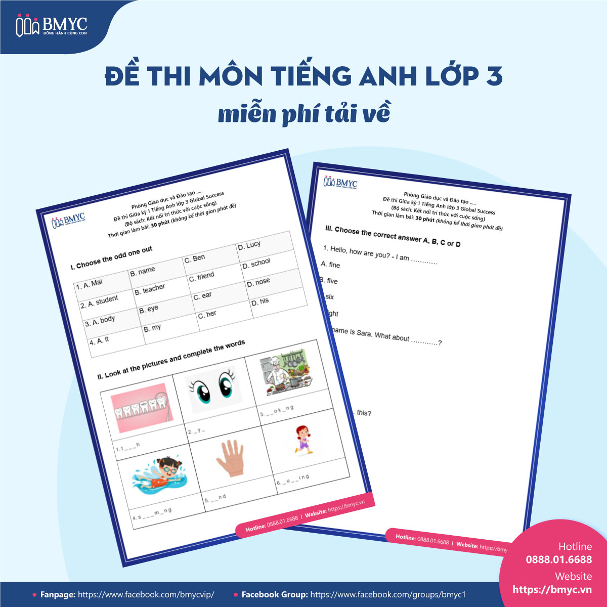 De-thi-lop-3-mien-phi-tai-ve....3 Đề thi môn Tiếng Anh lớp 3 miễn phí tải về