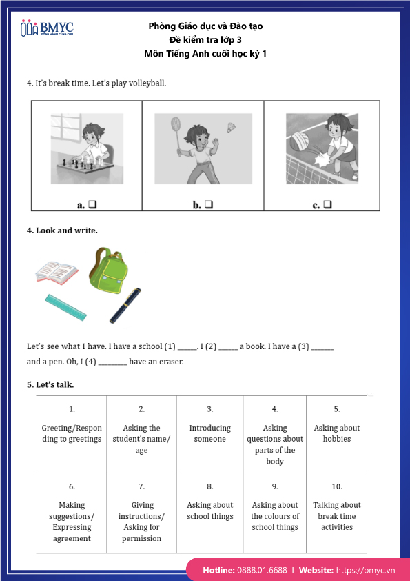 Tong-hop-20-de-kiem-tra-lop-3-cac-mon.28 Đề kiểm tra lớp 3 môn Tiếng Anh cuối học kỳ 1 đề 1 trang 3