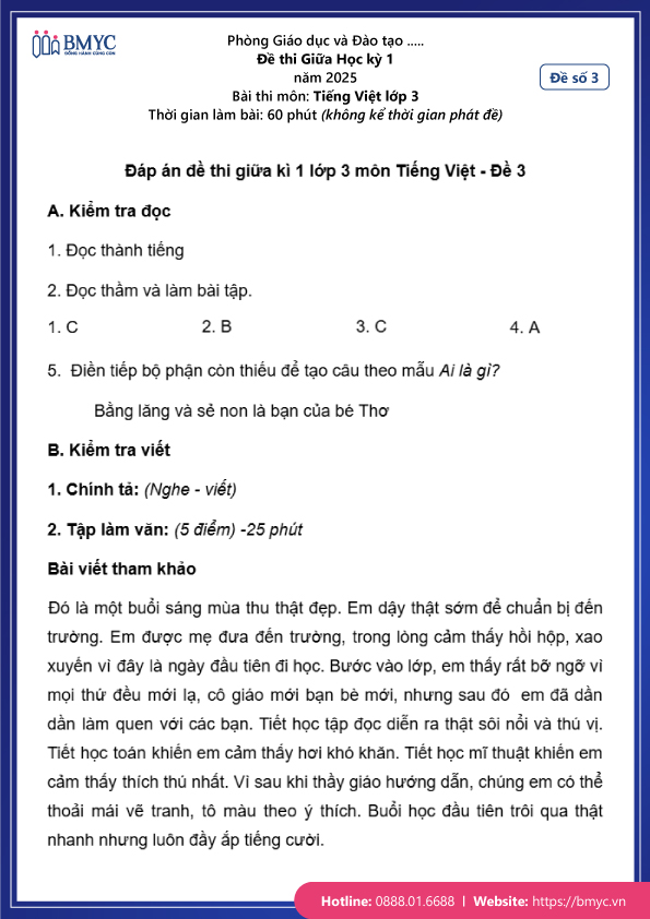 Tong-hop-20-de-thi-giua-ky-lop-3.31 Đáp án đề thi giữa kỳ 1 lớp 3 môn Tiếng Việt đề 3 trang 1