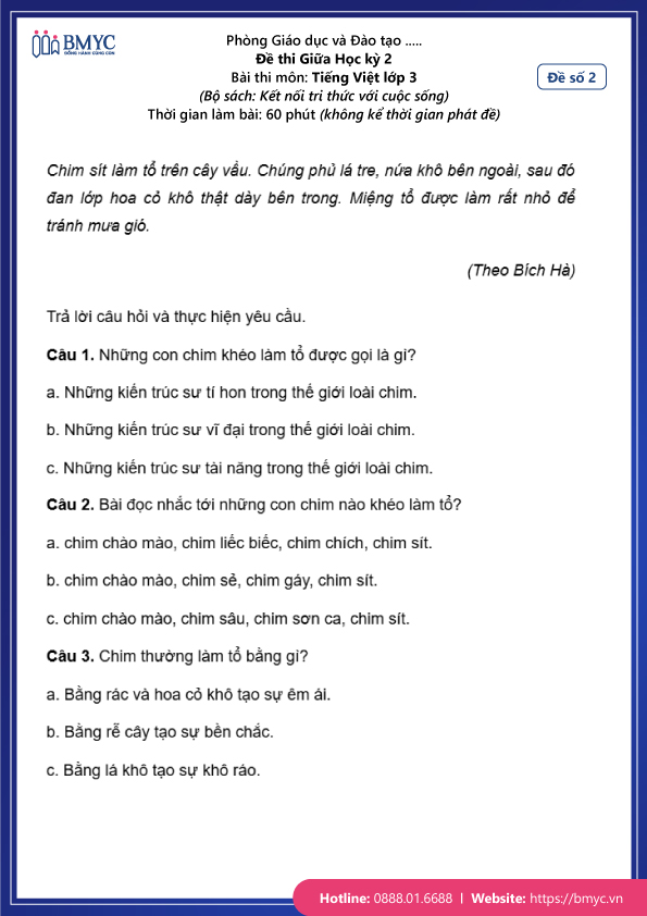 Tong-hop-20-de-thi-giua-ky-lop-3.39 Đề thi giữa kỳ 2 lớp 3 môn Tiếng Việt đề 2 trang 2