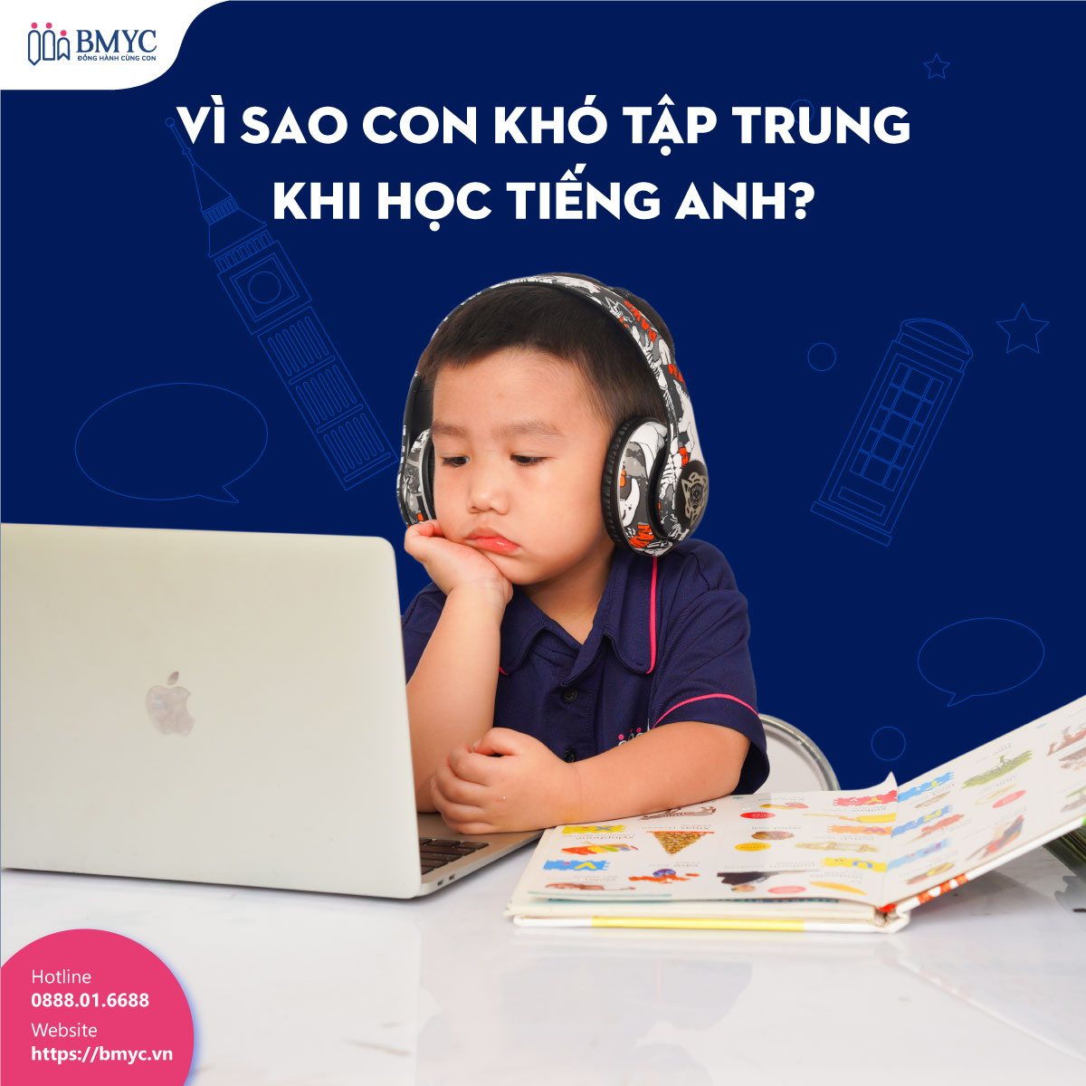 Con-khong-tap-trung....1 Vì sao con khó tập trung khi học tiếng Anh?