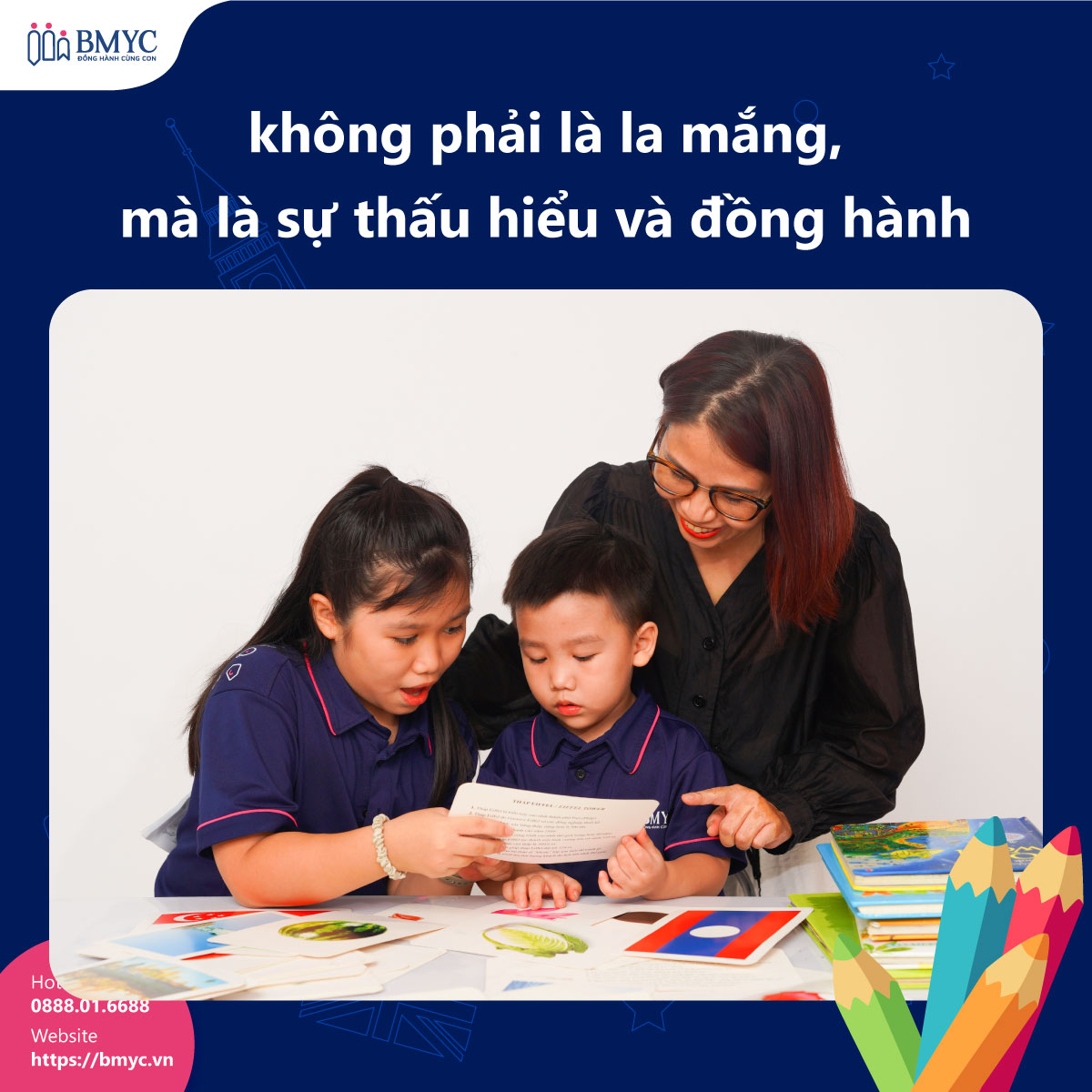Con-luoi-hoc-mat-tap-trung....2 không phải là la mắng, mà là sự thấu hiểu và đồng hành