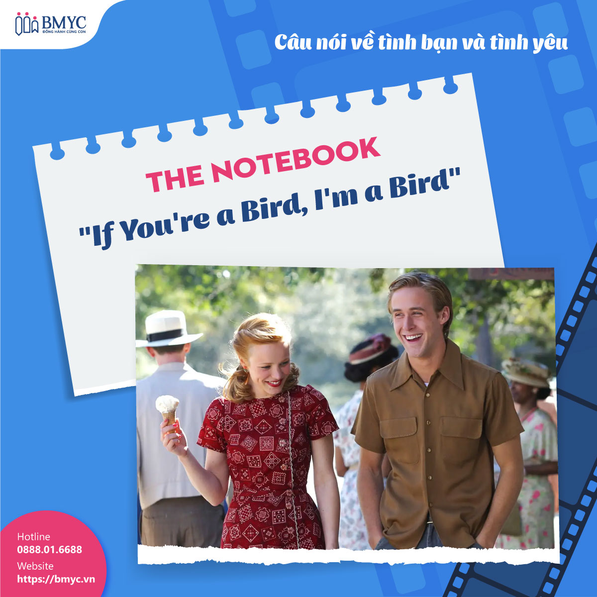 Nhung-cau-noi-hay-trong-phim-tieng-Anh....7 The Notebook - "If You're a Bird, I'm a Bird"