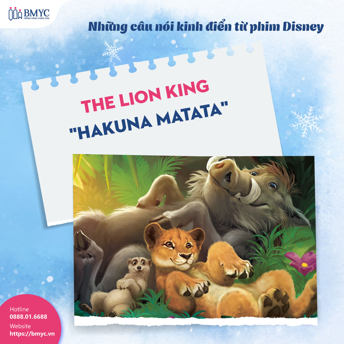 Tong-hop-nhung-cau-noi-y-nghia-trong-phim-hoat-hinh....4 The Lion King - "Hakuna Matata"