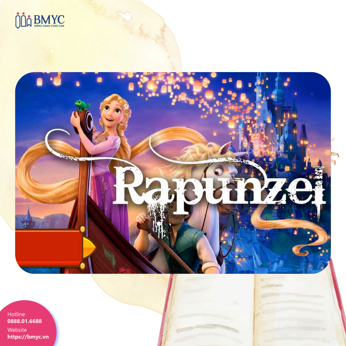 hoc-tieng-Anh-qua-truyen-co-tich.9 Rapunzel – Cô Bé Tóc Mây