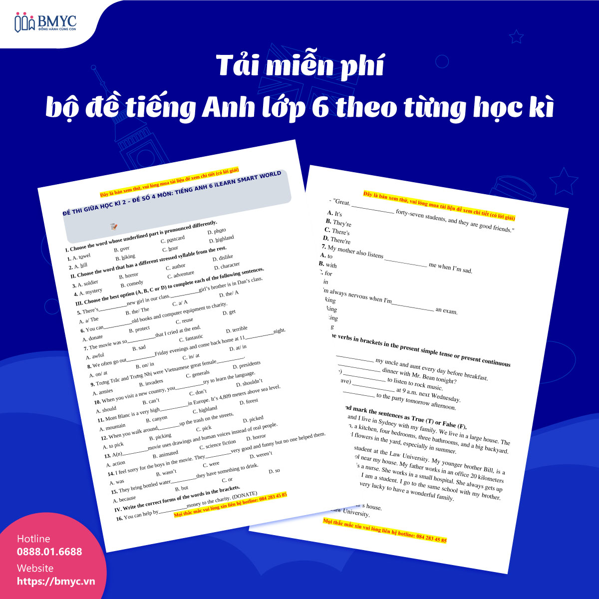 Bo-de-tieng-Anh-lop-6.1 Tải miễn phí bộ đề tiếng Anh lớp 6 theo từng học kì