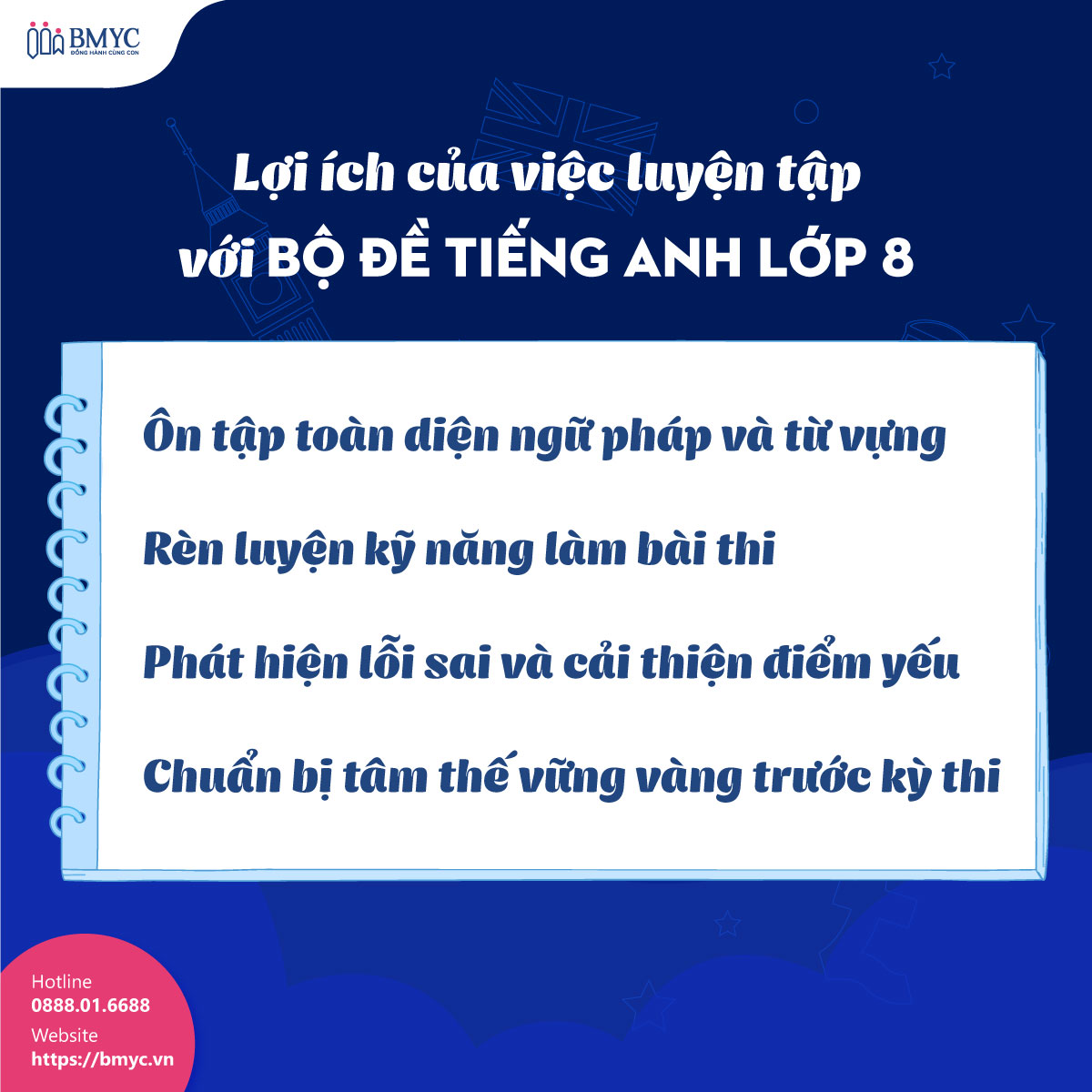 Lợi ích của việc luyện tập với bộ đề tiếng Anh lớp 8