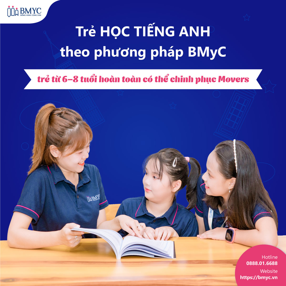 Chung-chi-Movers.2 Trẻ học tiếng Anh theo phương pháp BMyC
