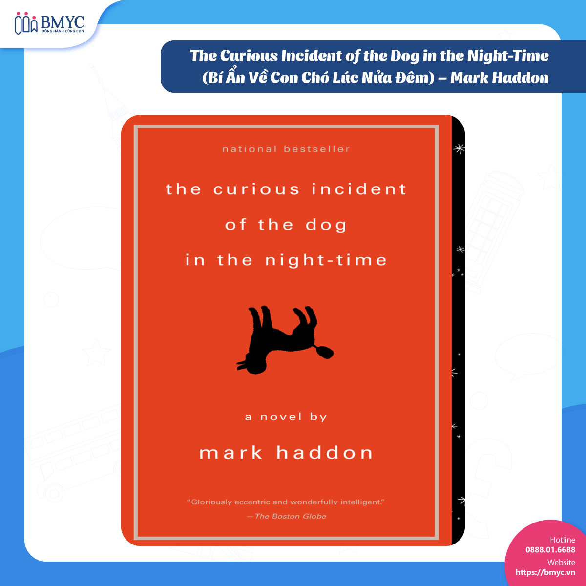 Hoc-tieng-Anh-qua-tieu-thuyet.12 The Curious Incident of the Dog in the Night-Time (Bí Ẩn Về Con Chó Lúc Nửa Đêm) – Mark Haddon