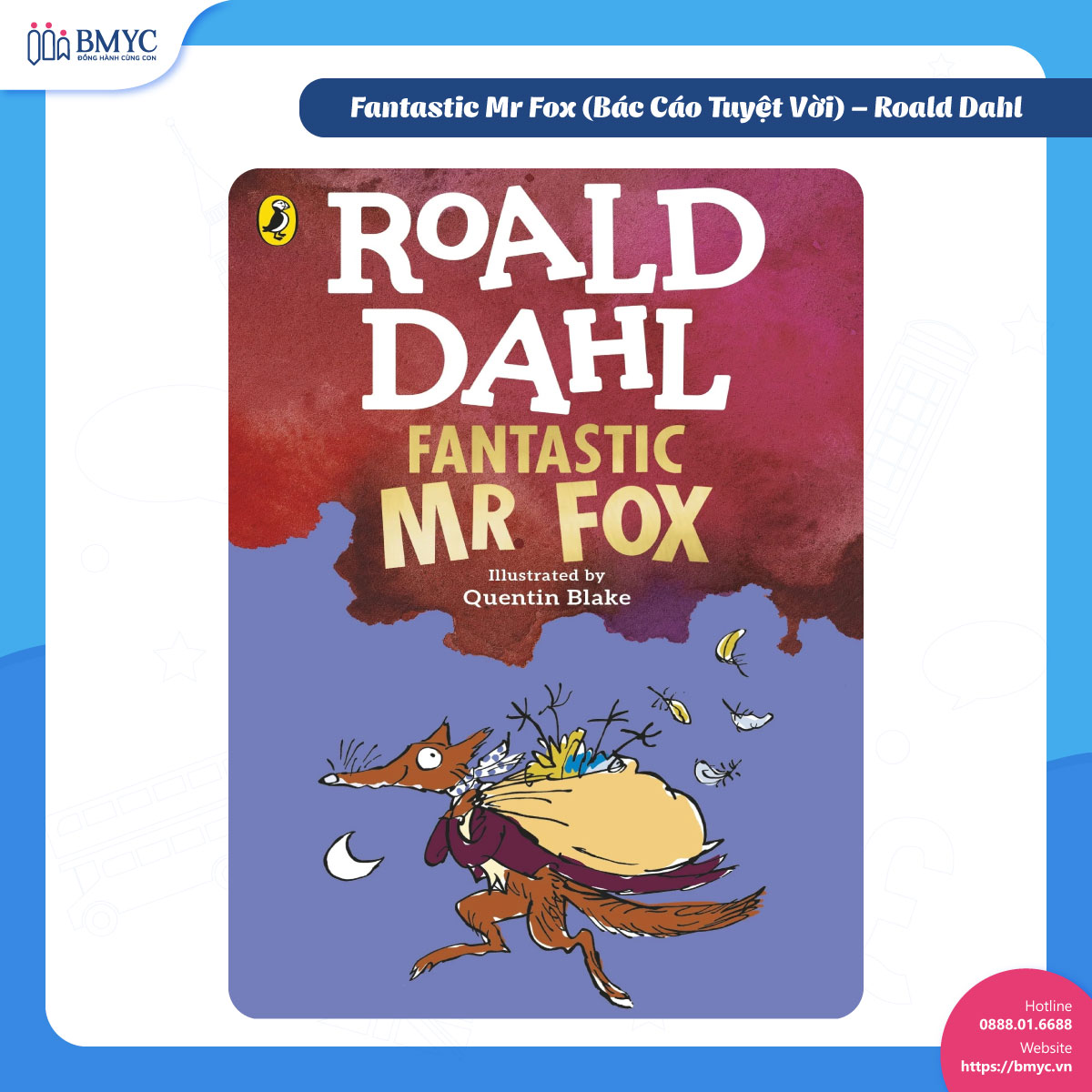 Hoc-tieng-Anh-qua-tieu-thuyet.5 Fantastic Mr Fox (Bác Cáo Tuyệt Vời) – Roald Dahl