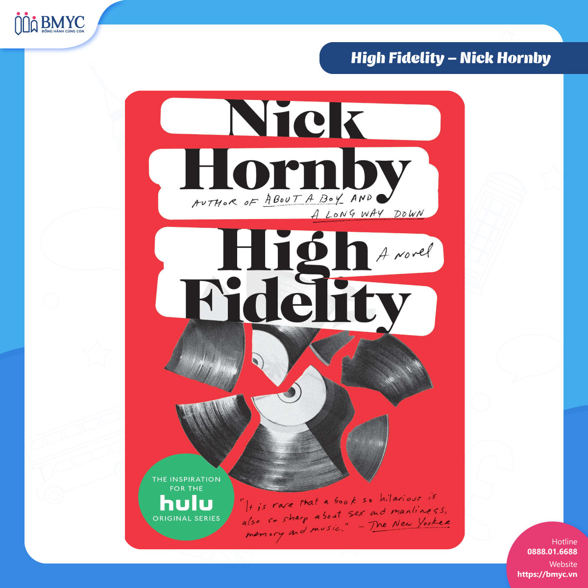 Hoc-tieng-Anh-qua-tieu-thuyet.8 High Fidelity – Nick Hornby