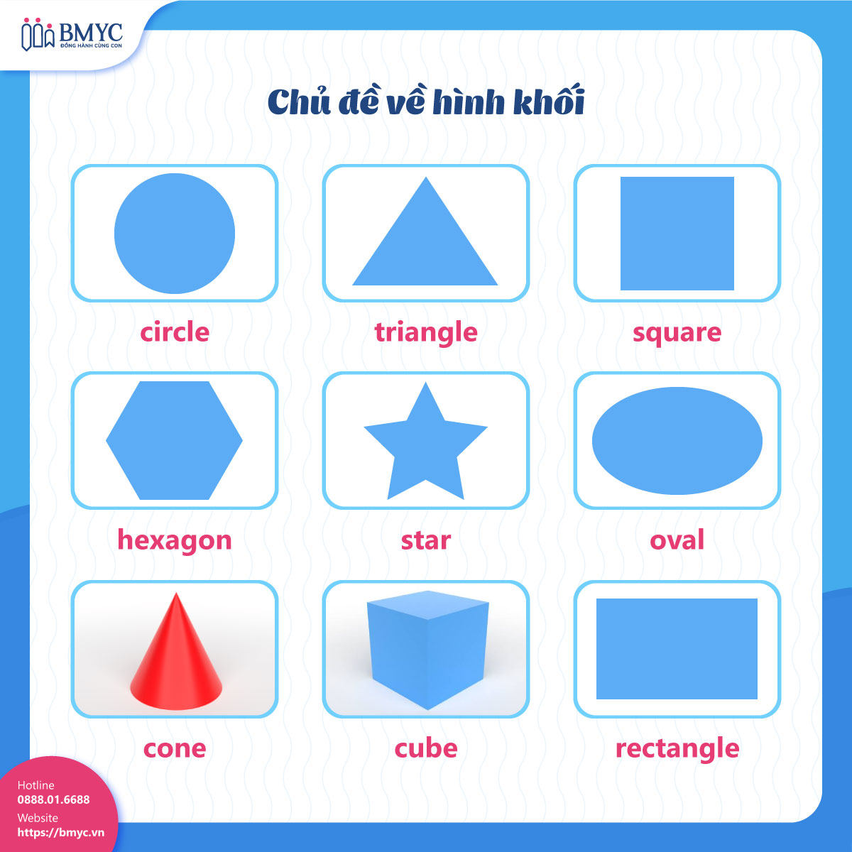 Chủ đề về hình khối (shapes)