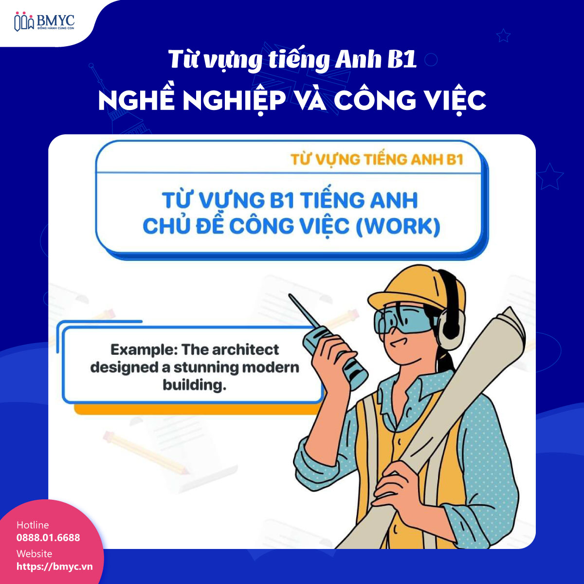 Tu-vung-tieng-Anh-B1....15 Từ vựng tiếng Anh B1: Chủ đề nghề nghiệp và công việc