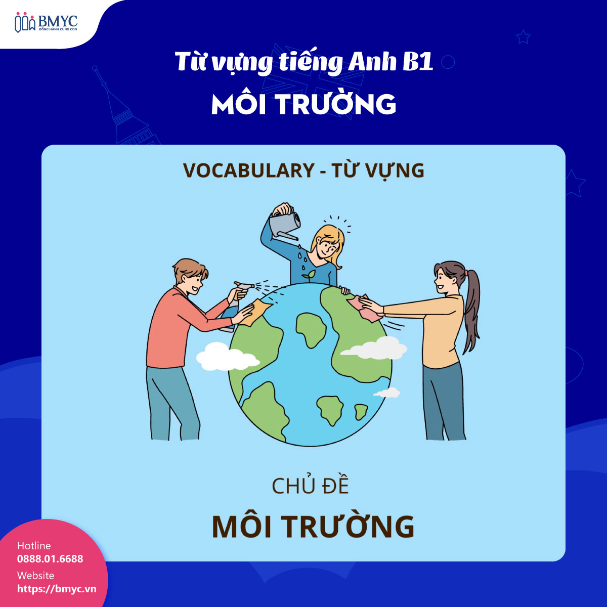 Tu-vung-tieng-Anh-B1....7 Từ vựng tiếng Anh B1: Chủ đề môi trường