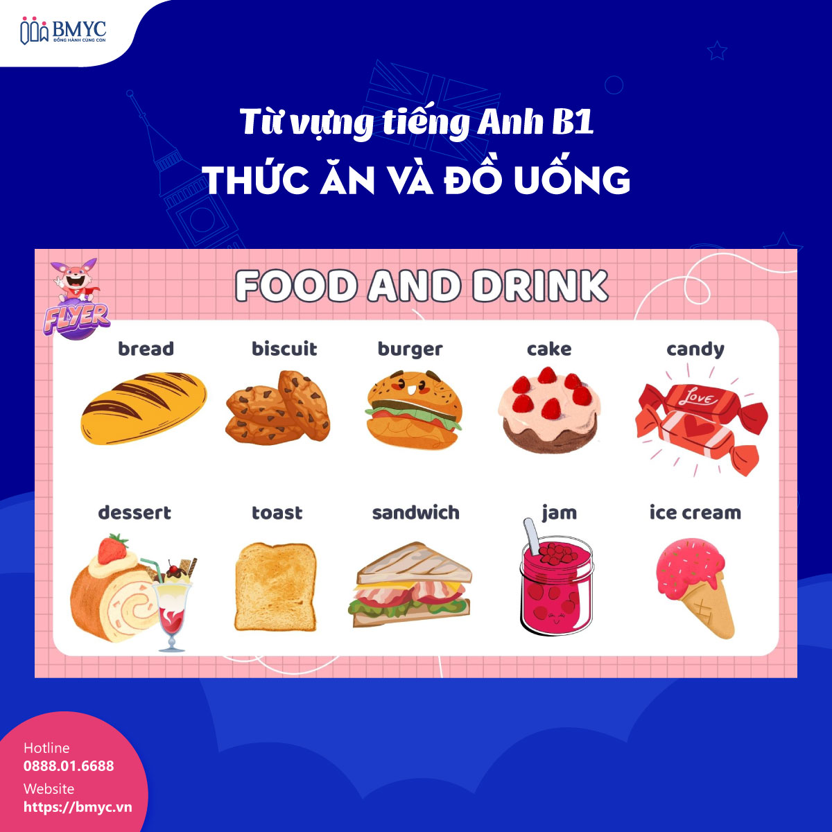 Tu-vung-tieng-Anh-B1....8 Từ vựng tiếng Anh B1: Chủ đề thức ăn và đồ uống