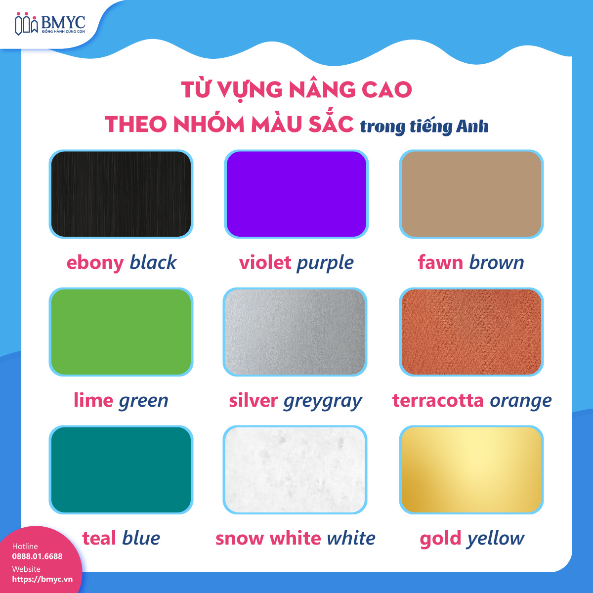 Tu-vung-tieng-Anh-chu-de-mau-sac.2 Từ vựng nâng cao theo nhóm màu sắc trong tiếng Anh