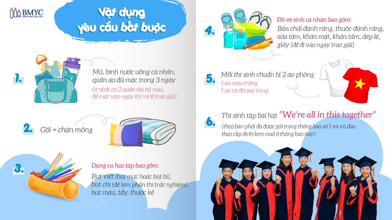 Yêu cầu chuẩn bị khi tham gia chung kết TNTA 2025