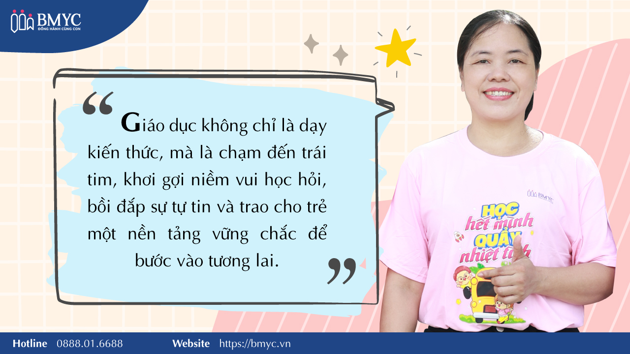 Chia sẻ của cô Hiệu trên hành trình đồng hành
