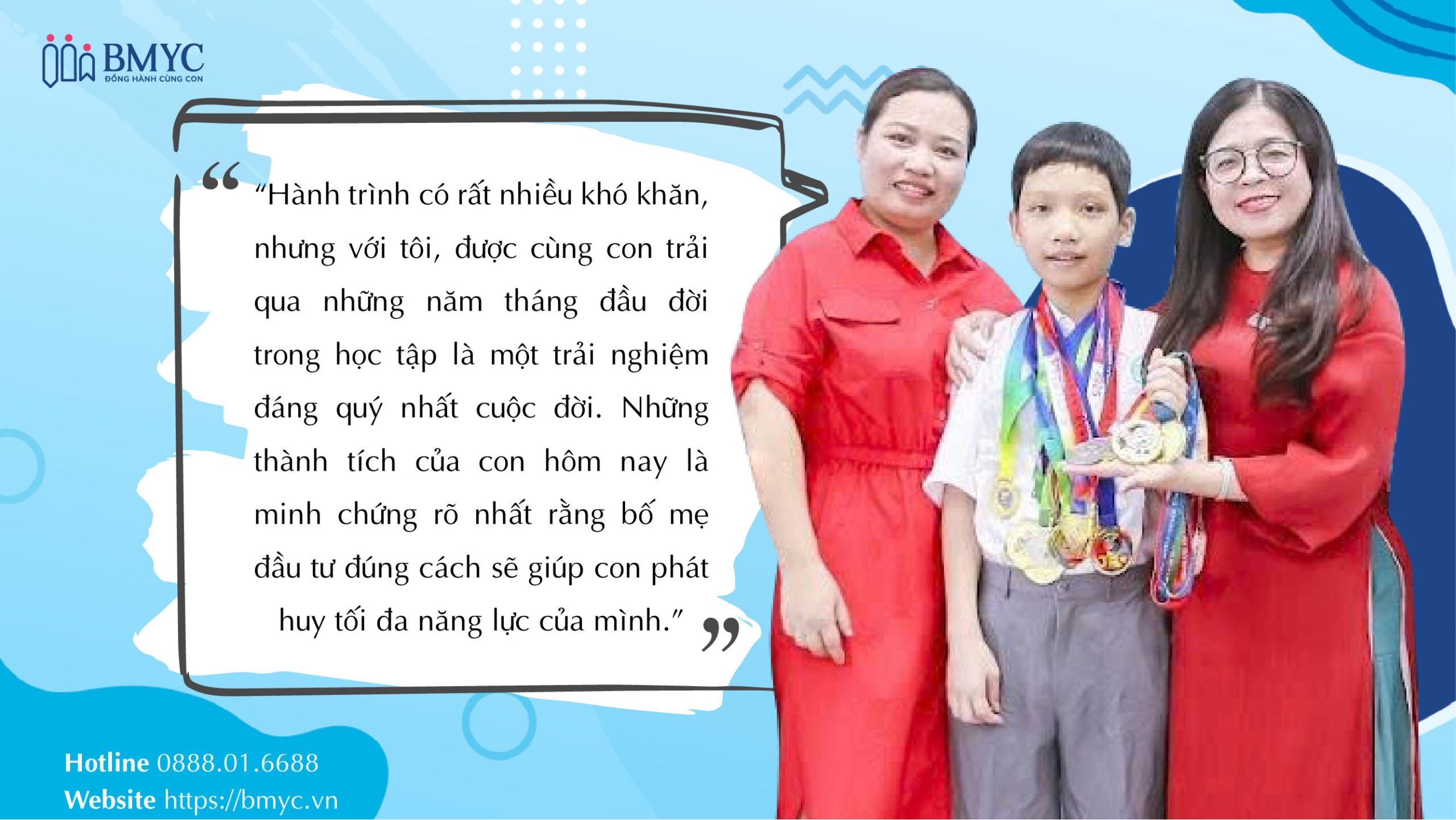 Chia sẻ của chị Mai Lan trên hành trình đồng hành cùng con tại BMyC.