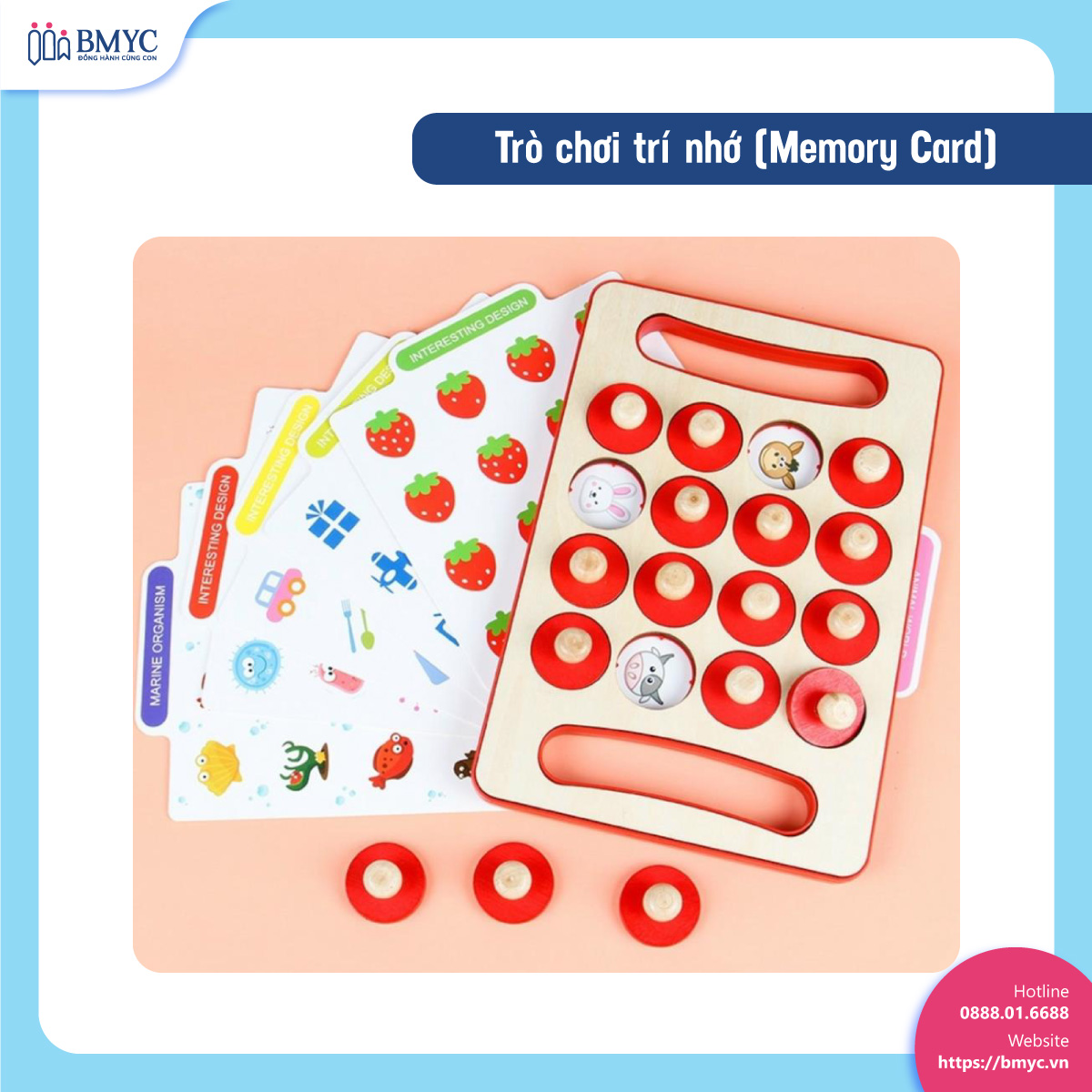 Trò chơi trí nhớ (Memory Card) – Tăng khả năng ghi nhớ, tập trung.