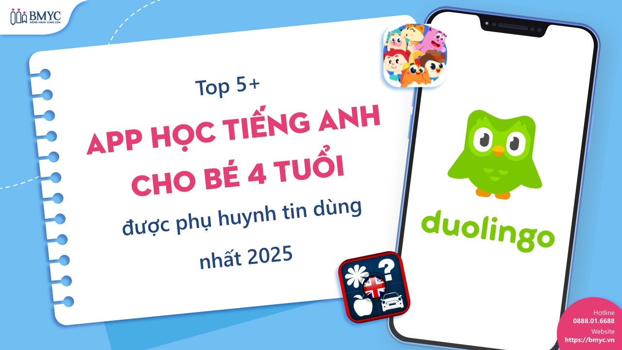 Top 5+ app học tiếng Anh cho bé 4 tuổi được phụ huynh tin dùng nhất 2025