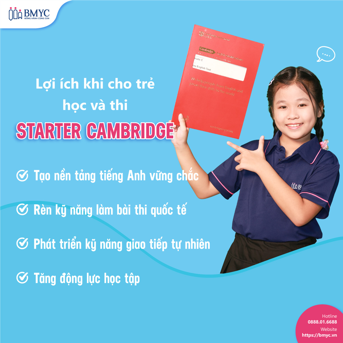 Lợi ích khi cho trẻ học và thi Starter Cambridge
