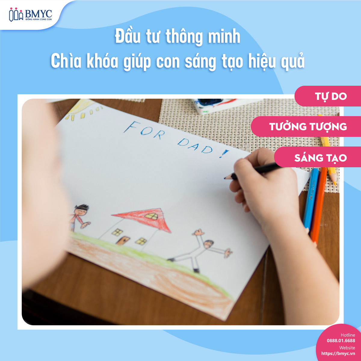 Kham-pha-phuong-phap-day-be-4-tuoi-ve-tranh-sang-tao-tai-nha.2 Đầu tư thông minh – Chìa khóa giúp con sáng tạo hiệu quả