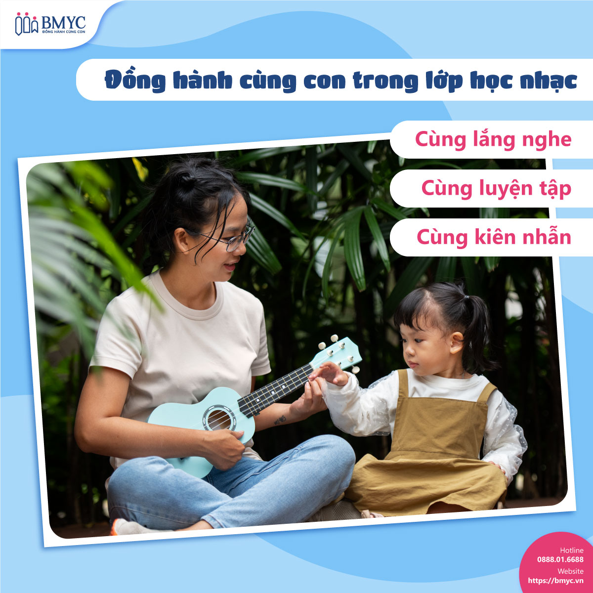 Đồng hành cùng con trong lớp học nhạc 