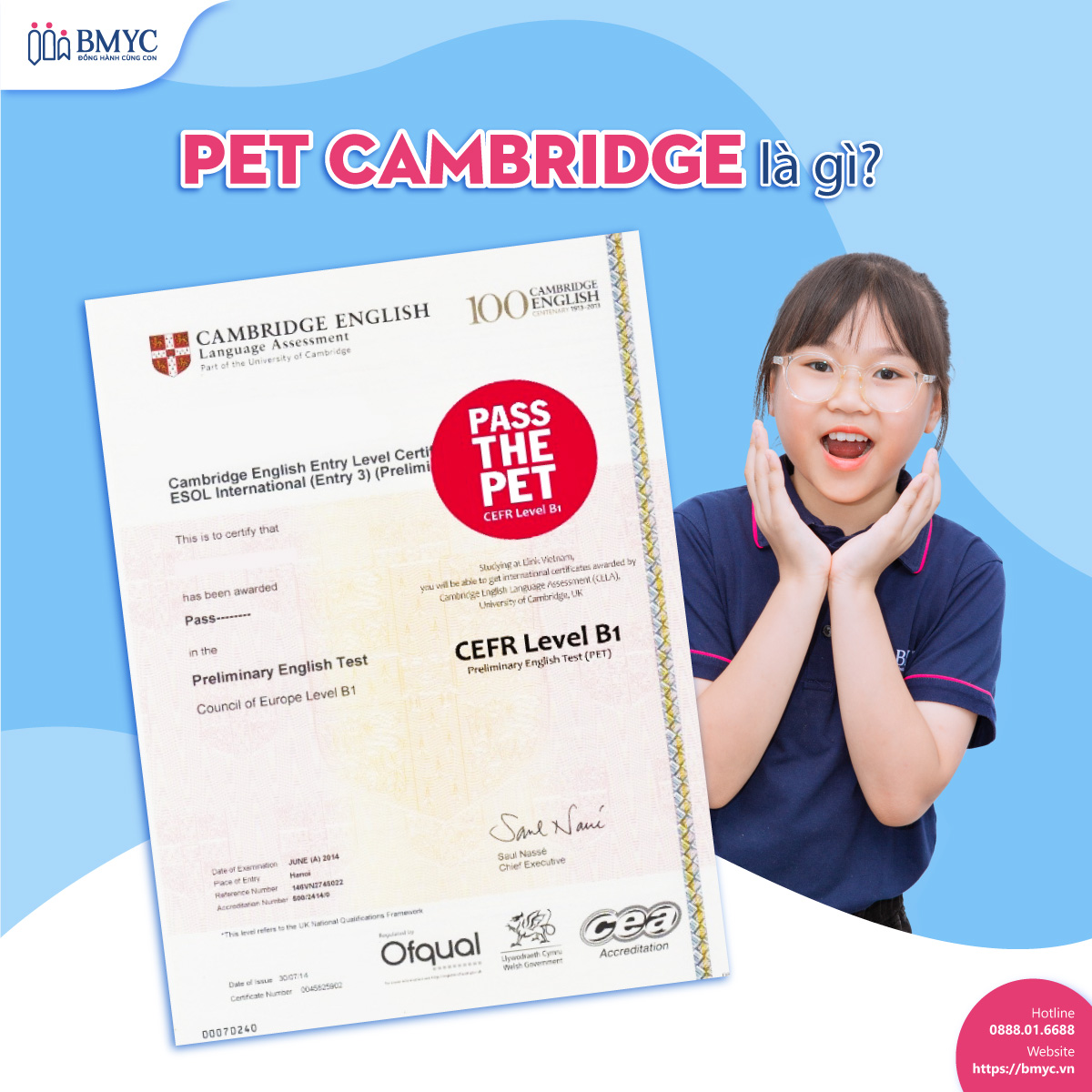 PET Cambridge là gì?
