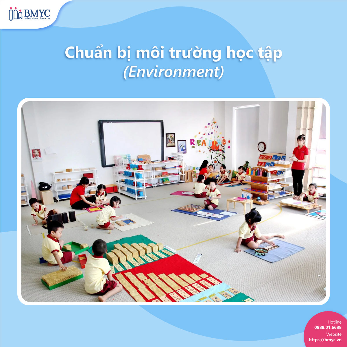 Phuong-phap-Montessori....3 Chuẩn bị môi trường học tập
