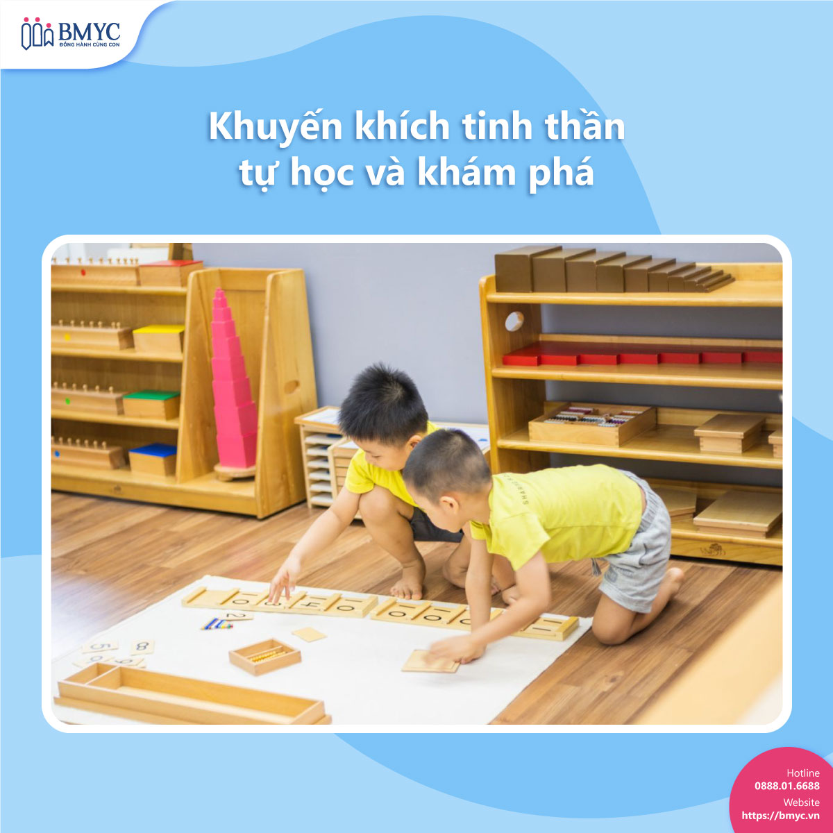 Phuong-phap-Montessori....4 Khuyến khích tinh thần tự học và khám phá