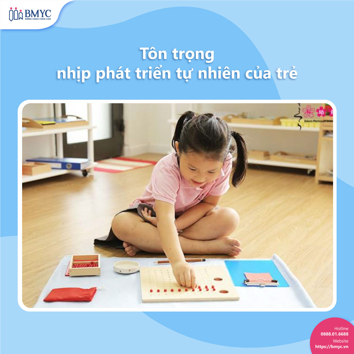 Phuong-phap-Montessori....5 Tôn trọng nhịp phát triển tự nhiên của trẻ