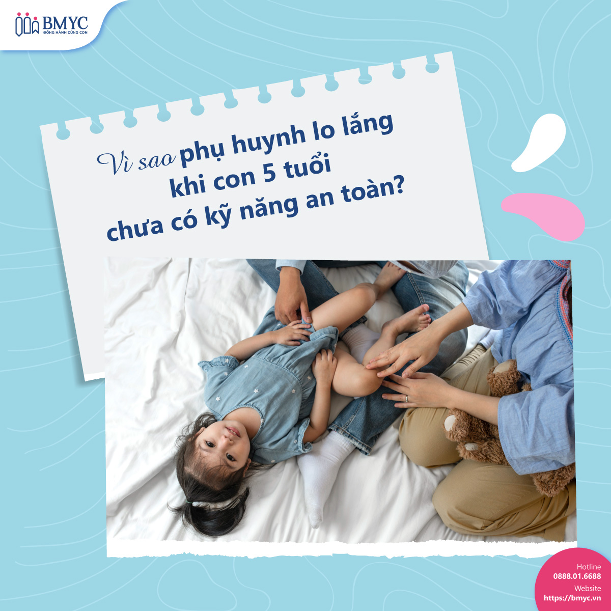 Vì sao phụ huynh lo lắng khi con 5 tuổi chưa có kỹ năng an toàn?
