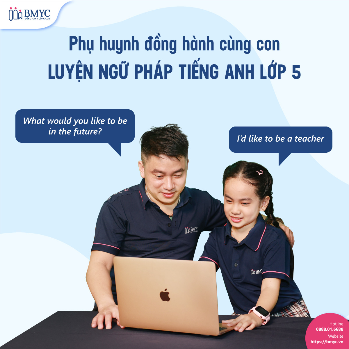 Phụ huynh đồng hành cùng con luyện ngữ pháp tiếng Anh lớp 5