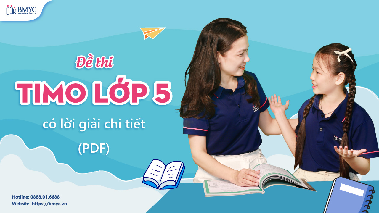 Đề thi TIMO lớp 5 có lời giải chi tiết (PDF)