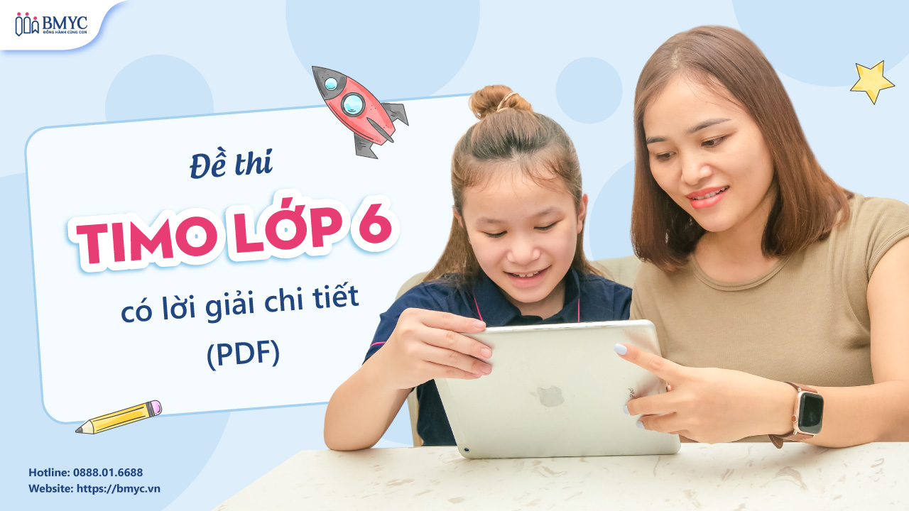Đề thi TIMO lớp 6 có lời giải chi tiết (PDF)