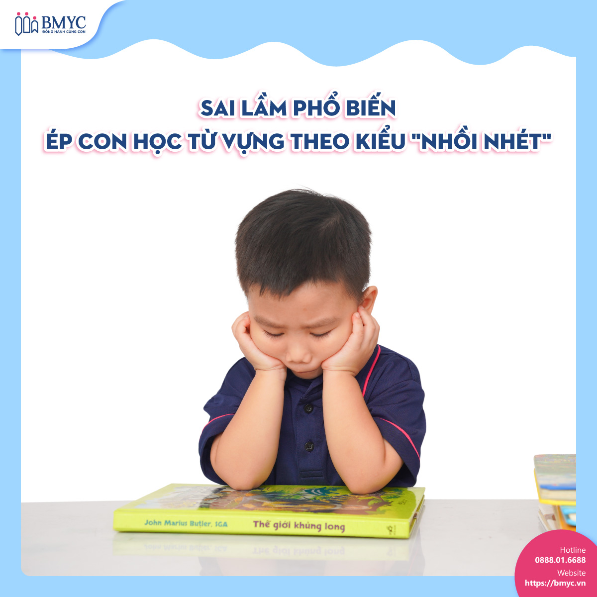 Cho-con-hoc-tu-vung-tieng-Anh.1 Sai lầm phổ biến: Ép con học từ vựng theo kiểu "nhồi nhét"