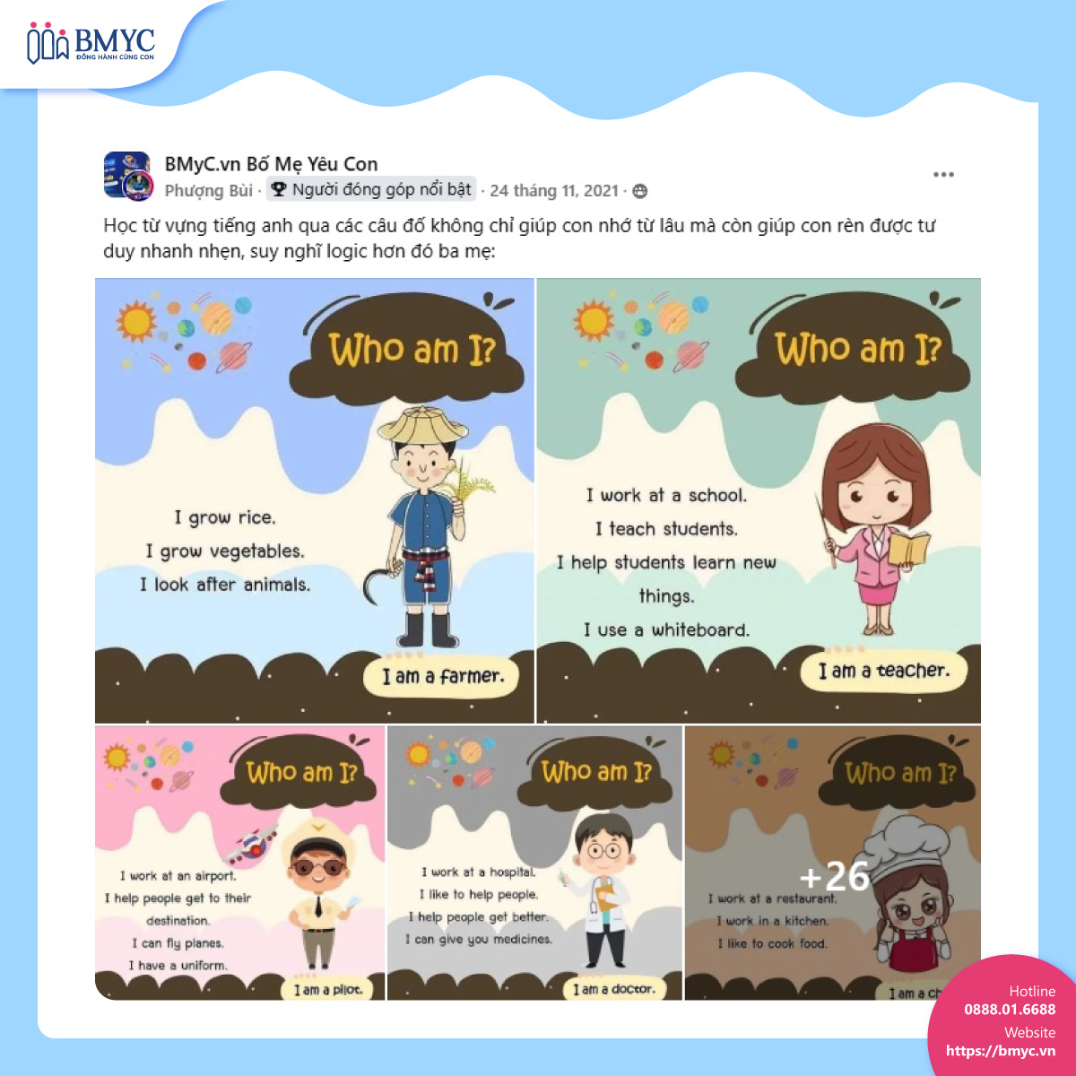 Cho-con-hoc-tu-vung-tieng-Anh.3 Phụ huynh Phượng Bùi chia sẻ