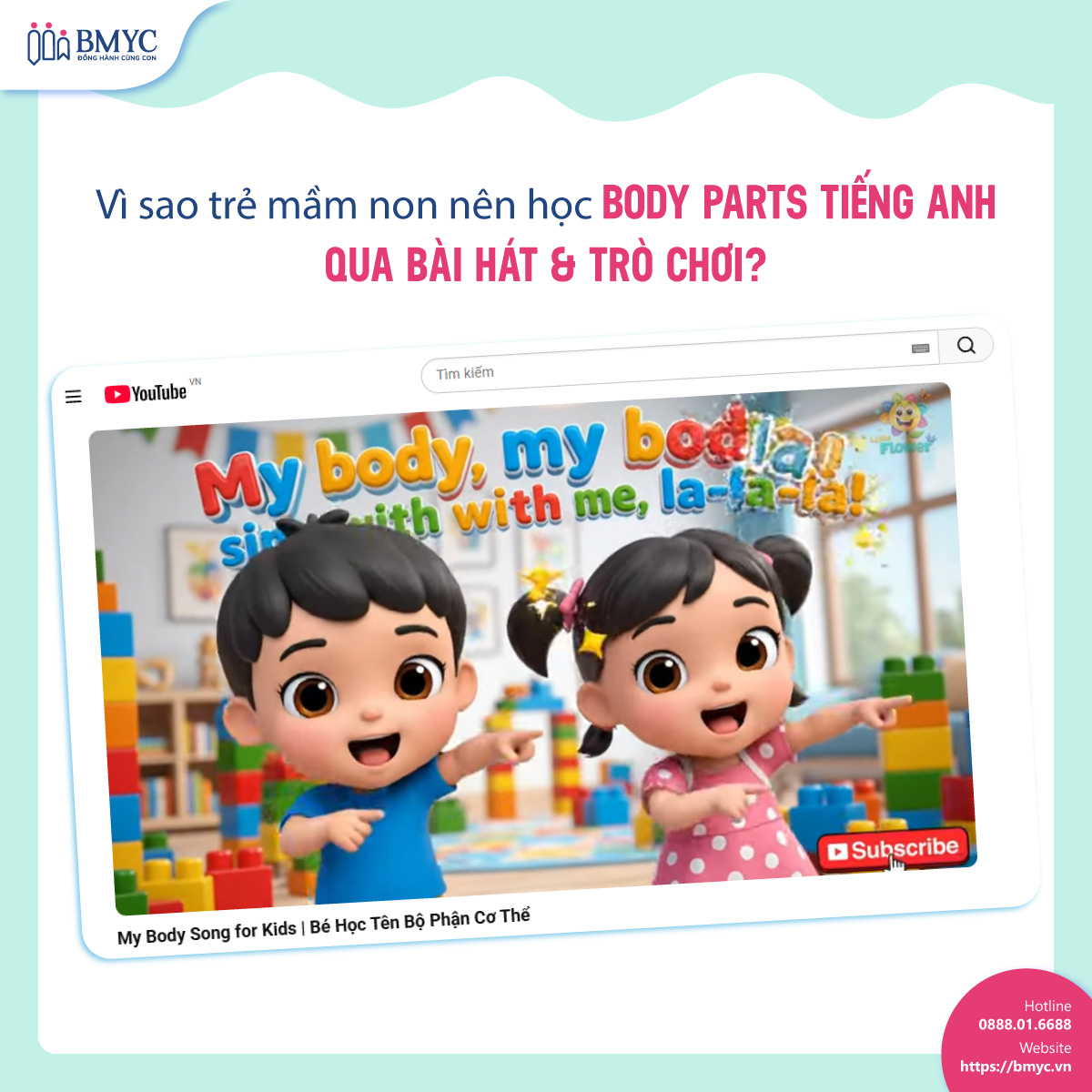 Hoc body parts tieng Anh qua bai hat va tro choi.1